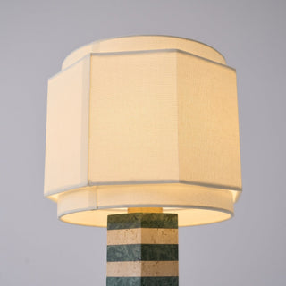 Stripes Lampe de Table en Tissu