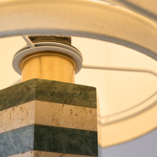 Stripes Lampe de Table en Tissu