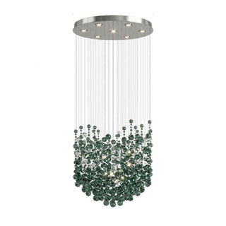 Emerald Rainfall Crystal Customize Chandelier-Neutral Decor