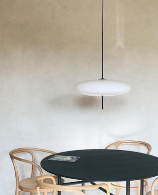 Lustra Suspension Noir Peint Réuni pour Salon