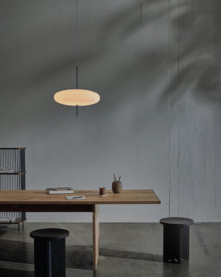 Lustra Suspension Noir Peint Réuni pour Salon