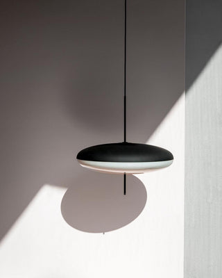 Lustra Suspension Noir Peint Réuni pour Salon