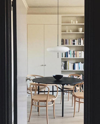 Lustra Suspension Noir Peint Réuni pour Salon