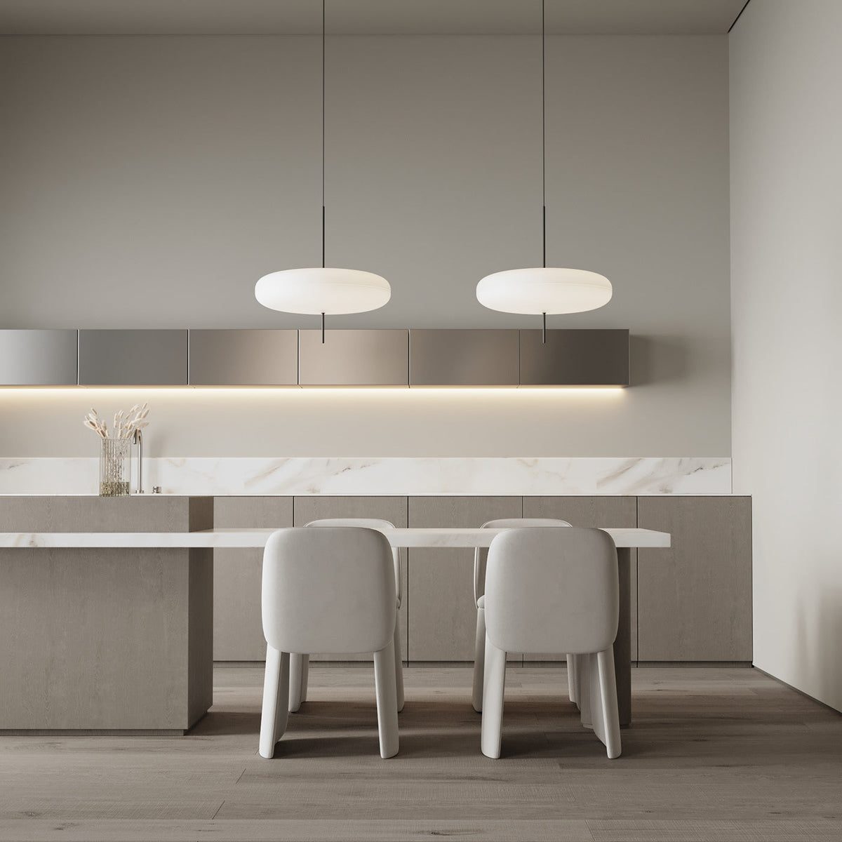 Quor Suspension Ovale Nordique Moderne