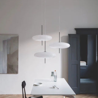 Lustra Suspension Noir Peint Réuni pour Salon