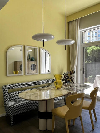 Lustra Suspension Noir Peint Réuni pour Salon