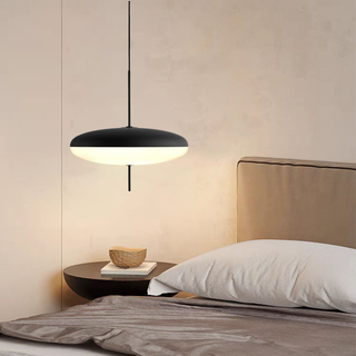 Lustra Suspension Noir Peint Réuni pour Salon
