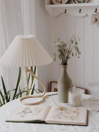 Linuia Lampe de Table en Tissu Transparent