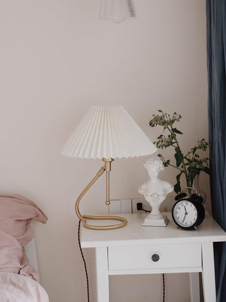 Linuia Lampe de Table en Tissu Transparent