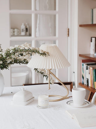 Linuia Lampe de Table en Tissu Transparent