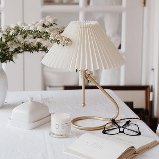 Linuia Lampe de Table en Tissu Transparent