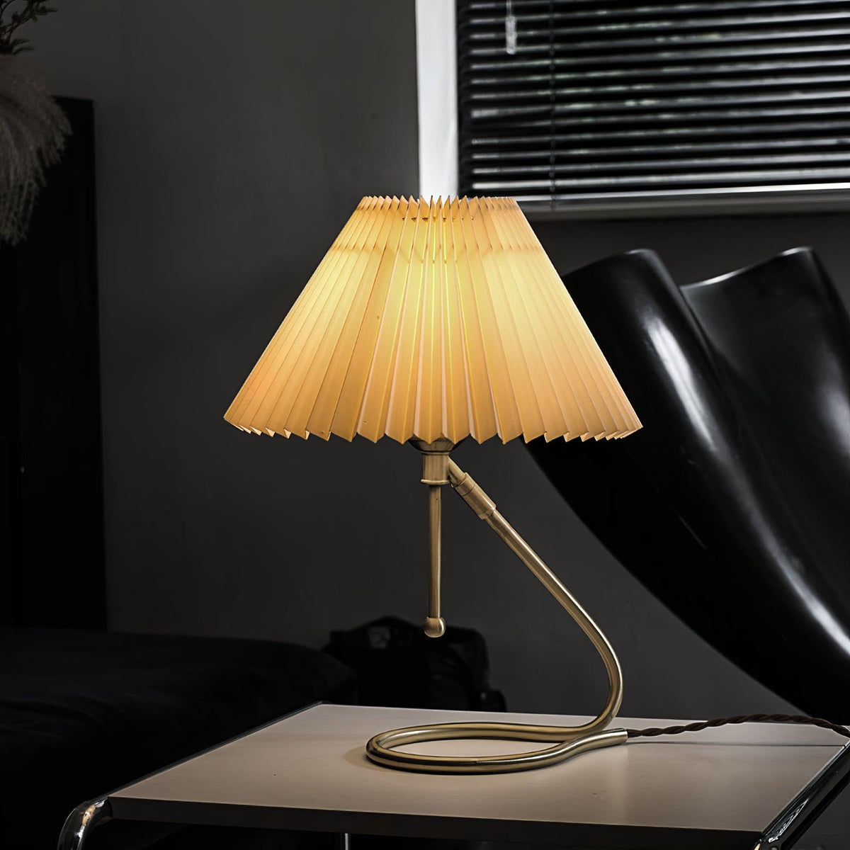 Linuia Lampe de Table en Tissu Transparent