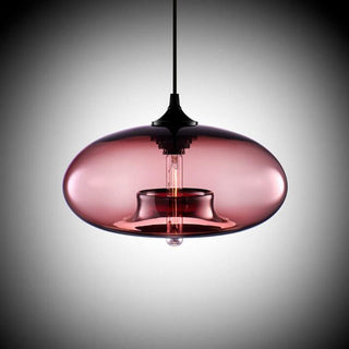 Nostel Lampes Suspendues en Verre Modernes Nordiques Chambre à Coucher-Luire