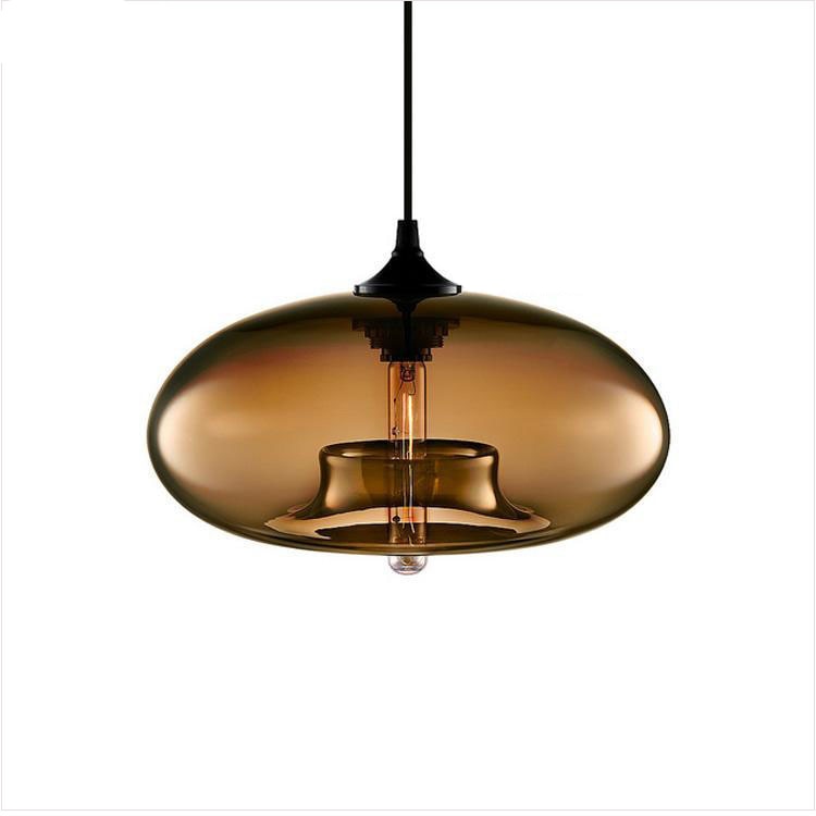 Nostel Lampes Suspendues en Verre Modernes Nordiques Chambre à Coucher-Cielum