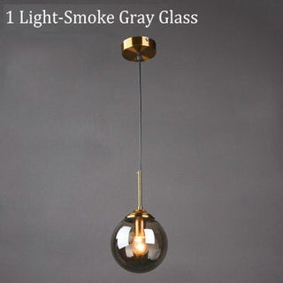 Mavar Luminaires Suspension Verre Transparent Ambre-Luire