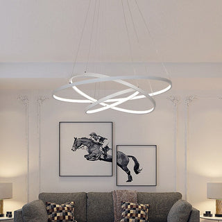 Nerox Suspension 3 Anneaux Moderne Salon-Cielum