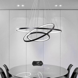 Nerox Suspension 3 Anneaux Moderne Salon-Cielum