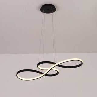 Tavren Suspension Linéaire Nordique Noir/Blanc/Or. Chambre-Luire