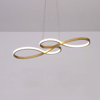 Tavren Suspension Linéaire Nordique Noir/Blanc/Or. Chambre-Luire
