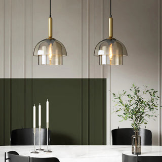 Valentina Moderne Métal Verre Suspension Salon Chambre à Coucher