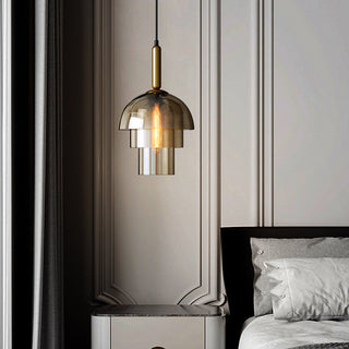 Valentina Moderne Métal Verre Suspension Salon Chambre à Coucher