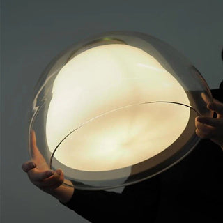 Valentina Moderne LED Suspension Verre Métal Salon