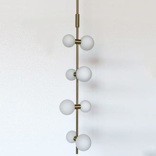 Zelirila Lampe Suspendue En Verre Sur Rail Art Premium Moderne