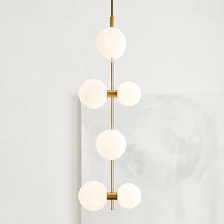 Zelirila Lampe Suspendue En Verre Sur Rail Art Premium Moderne