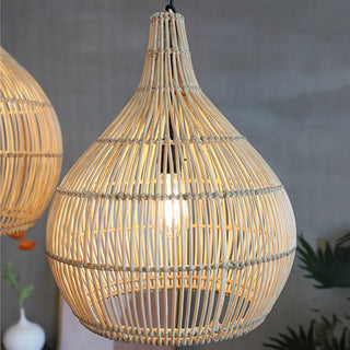 Ritta Suspension Japonais Créatif Rotin pour Salle à Manger/Chambre