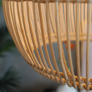Ritta Suspension Japonais Créatif Rotin pour Salle à Manger/Chambre