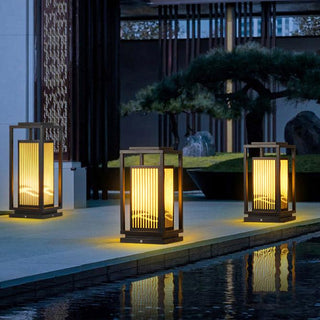 Myraeira Luminaire Extérieur en Imitation Albâtre Lanterne