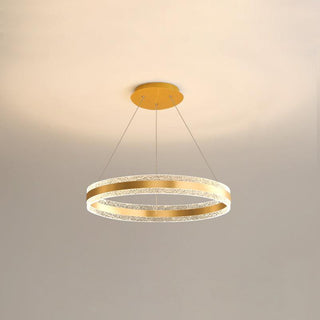 Lustra Suspension Lampe Cercles LED Modernes