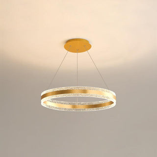 Lustra Suspension Lampe Cercles LED Modernes