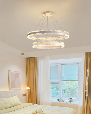 Lustra Suspension Lampe Cercles LED Modernes
