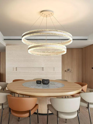 Lustra Suspension Lampe Cercles LED Modernes