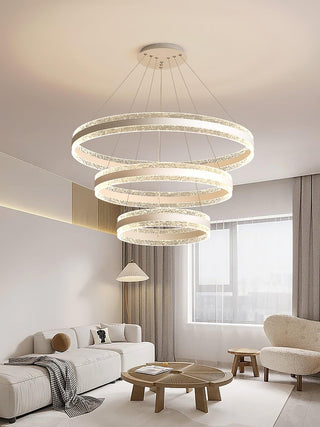 Lustra Suspension Lampe Cercles LED Modernes