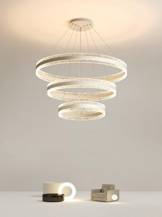 Lustra Suspension Lampe Cercles LED Modernes