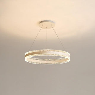 Lustra Suspension Lampe Cercles LED Modernes