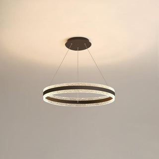 Lustra Suspension Lampe Cercles LED Modernes