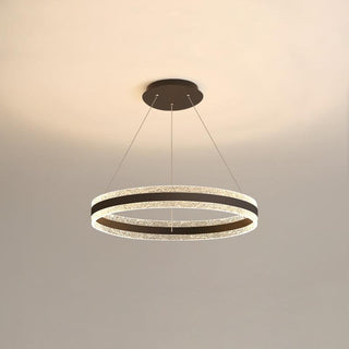 Lustra Suspension Lampe Cercles LED Modernes