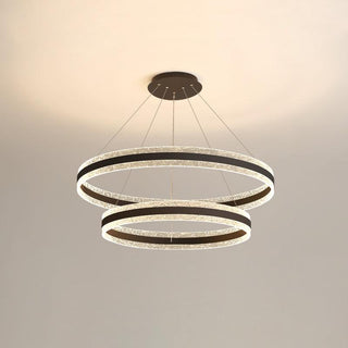 Lustra Suspension Lampe Cercles LED Modernes