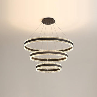 Lustra Suspension Lampe Cercles LED Modernes