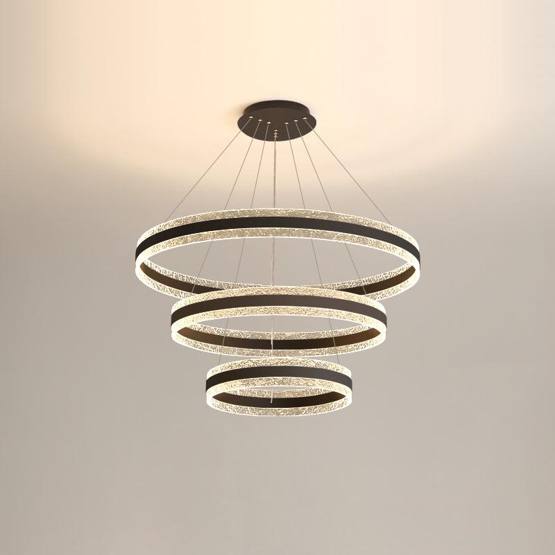 Kalira Suspension Lampe Cercles LED Modernes