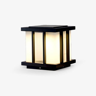 Alraeir Lampe Solaire Extérieure Cube en Verre Moderne-Luire