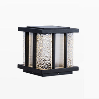 Alraeir Lampe Solaire Extérieure Cube en Verre Moderne-Luire