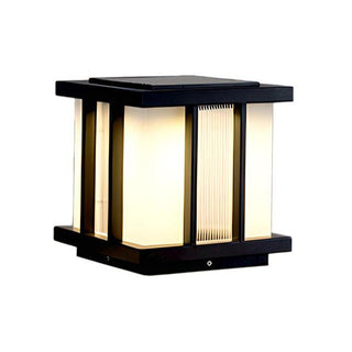 Alraeir Lampe Solaire Extérieure Cube en Verre Moderne-Luire
