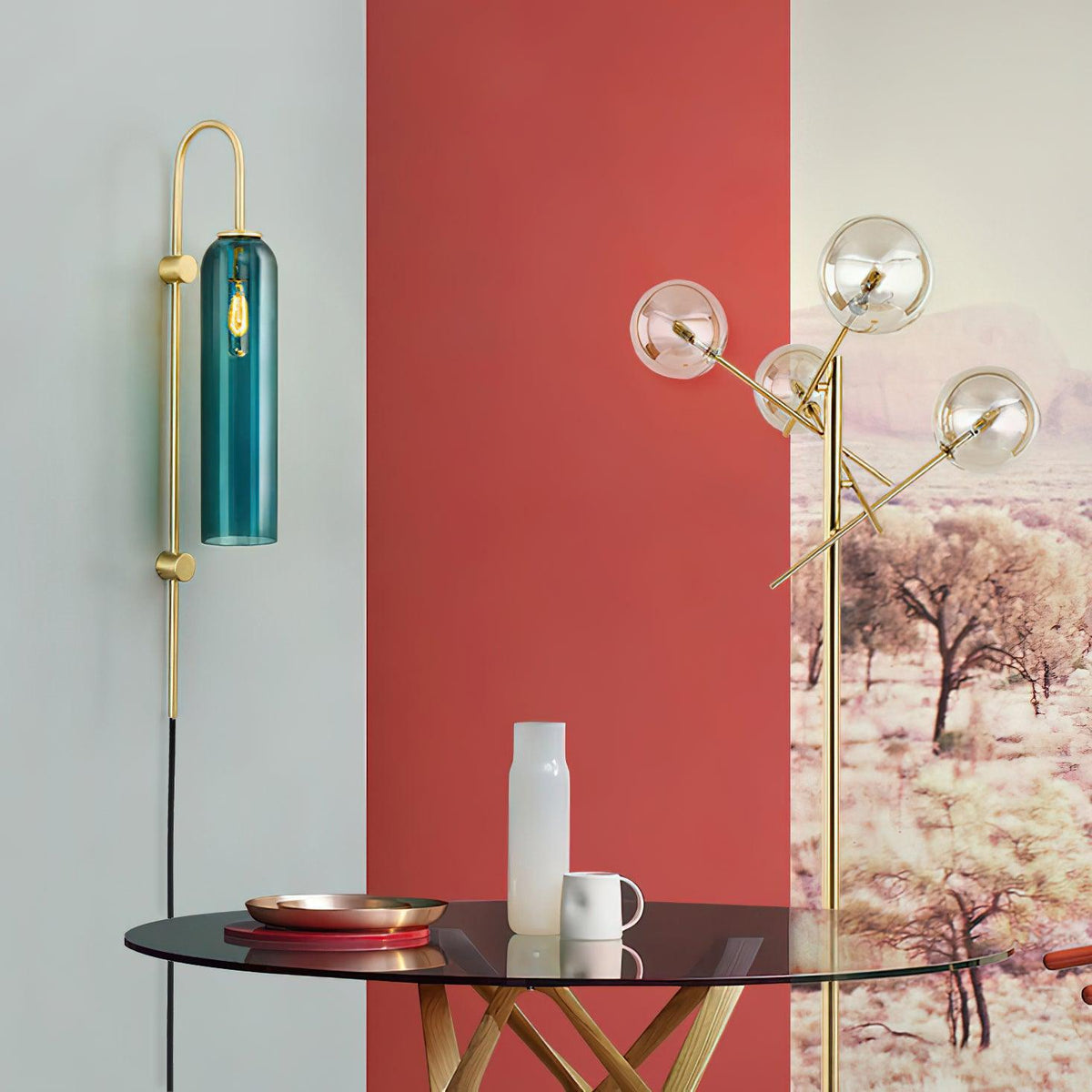 Talor Applique Murale Moderne en Verre