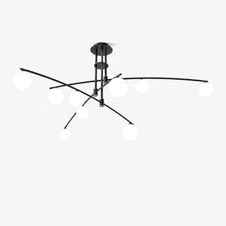 Lustra Lustre à Long Bras Moderne 6 Lumières
