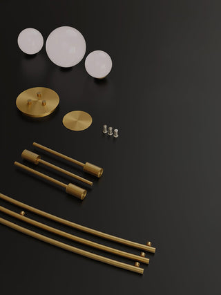 Lustra Lustre à Long Bras Moderne 6 Lumières