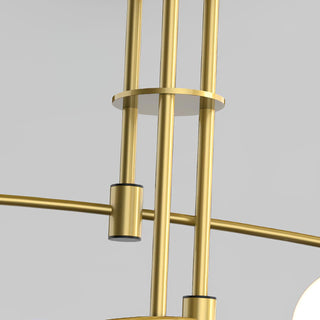 Lustra Lustre à Long Bras Moderne 6 Lumières